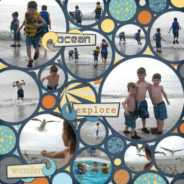 Photos In A Circle | Cool DIY Scrapbook Ideas You Have To Try