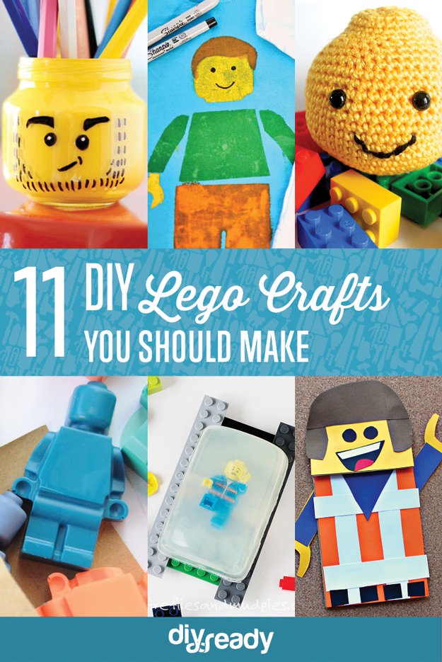11 DIY Lego Crafts You Should Make | https://diyprojects.com/11-fun-diy-lego-crafts-to-make/