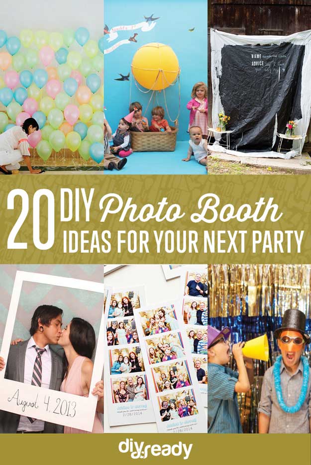 20 DIY Photo Booth Ideas