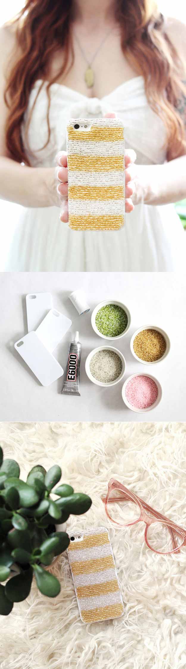 Beaded Phone Case | 27 Easy DIY Projects for Teens Who Love to Craft 