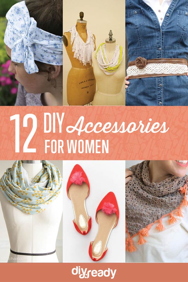 Check out DIY Clothes | Accessories for Women at https://diyprojects.com/diy-clothes-accessories-for-women/