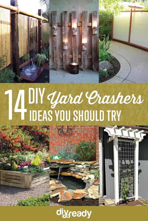 DIY Yard Crashers Ideas