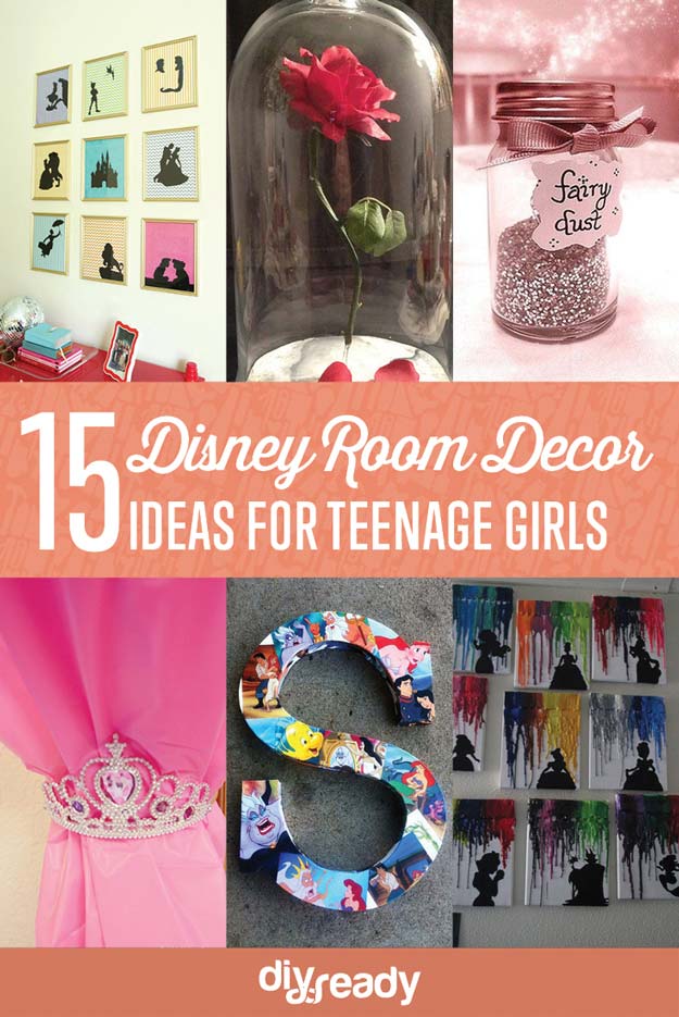 15 Disney Room Decor Ideas for Teenage Girls | https://diyprojects.com/15-diy-room-decor-ideas-for-teenage-girls-who-love-disney/