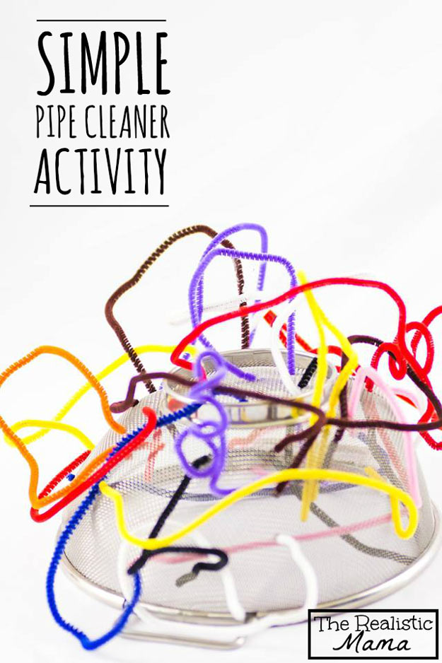 Simple Pipe Cleaner Activity | Cool DIY Crafts to Make with Pipe Cleaners