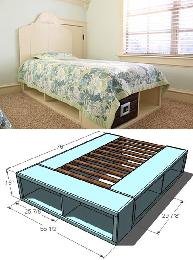 Build Easy Twin Platform Bed, How To Build A Twin Platform Bed