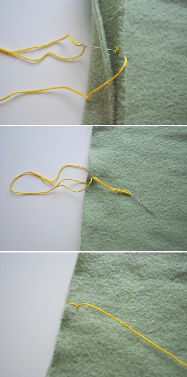 ایده های کوک پتوی تزئینی DIY |  https://diyprojects.com/how-to-blanket-stitch/