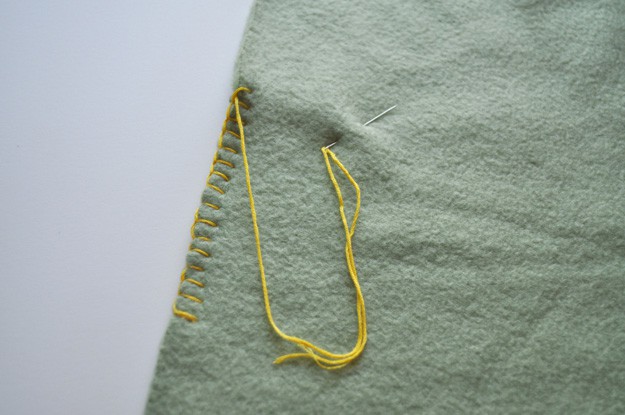 Blanket Stitch Instructions | https://diyprojects.com/how-to-blanket-stitch/