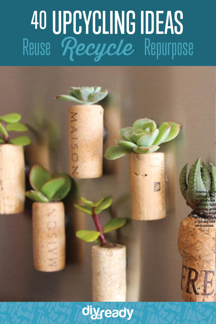 Easy upcycling ideas, check it out at https://diyprojects.com/40-nifty-upcycling-ideas