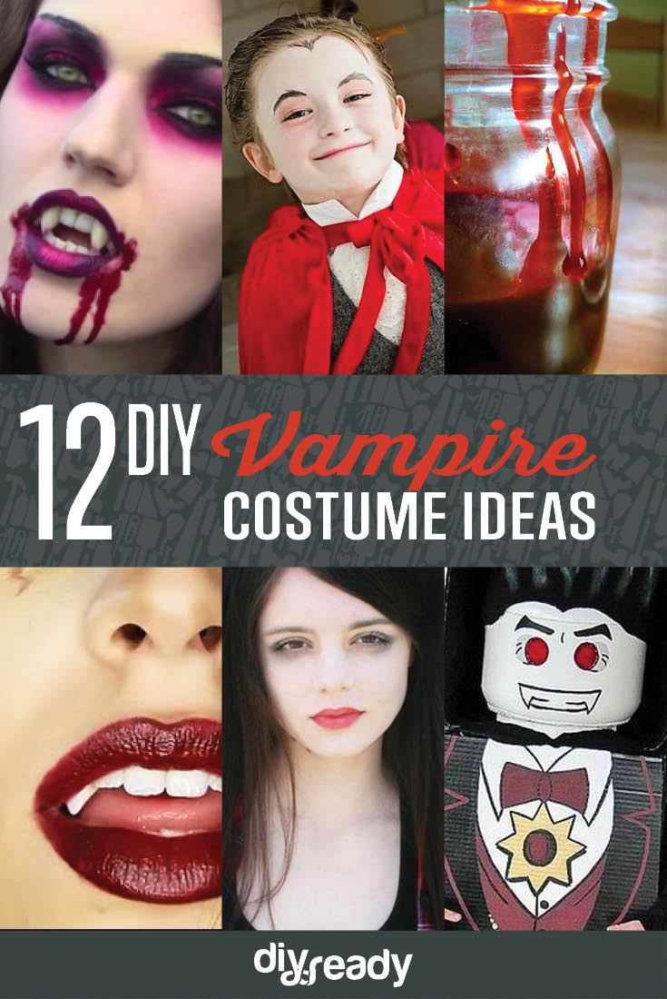 DIY Vampire Costume Ideas To Bite Into | https://diyprojects.com/vampire-costume-ideas/