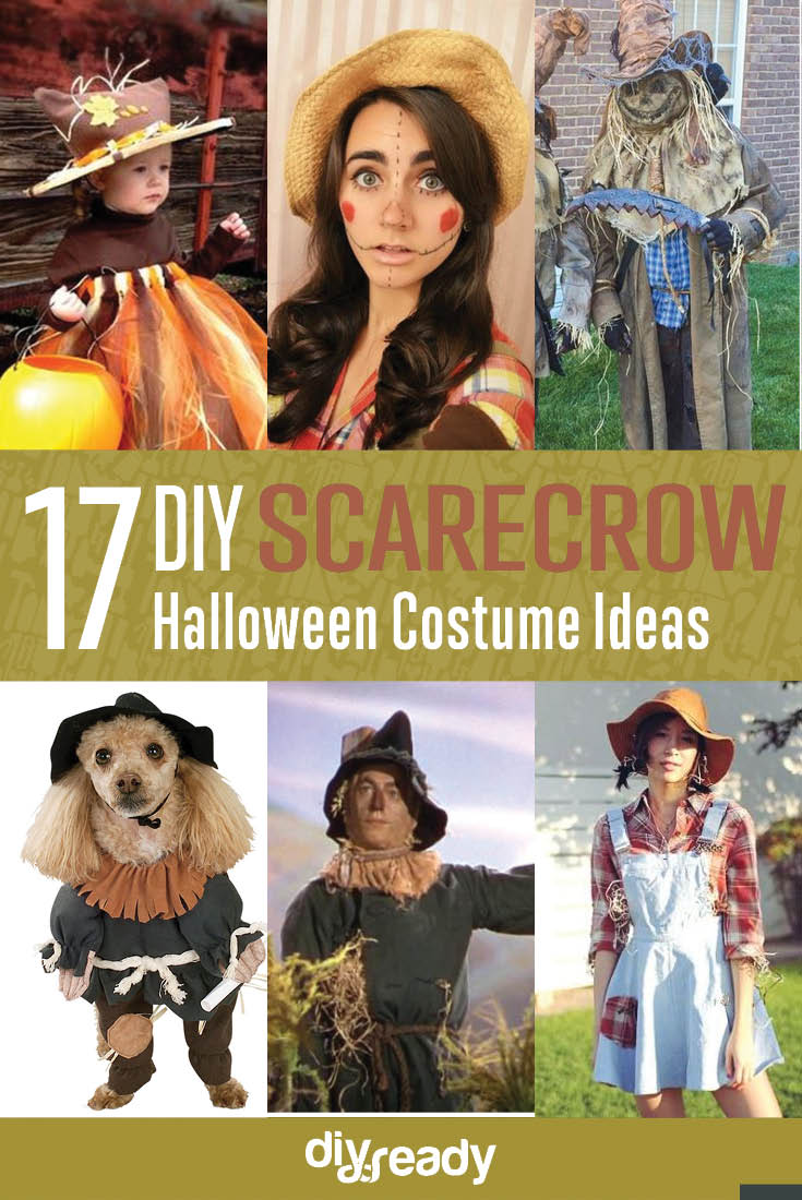 17 diy scarecrow costume ideas, see more at https://diyprojects.com/diy-scarecrow-costume-ideas
