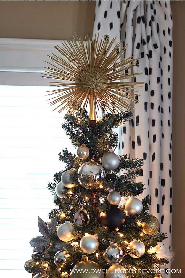 Simple Homemade Christmas Tree Topper Ideas for Simple Design