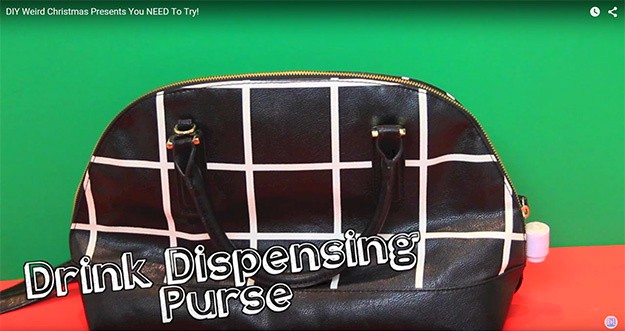 Drink-Dispensing Purse | Weird DIY Christmas Gifts You Need To Try
