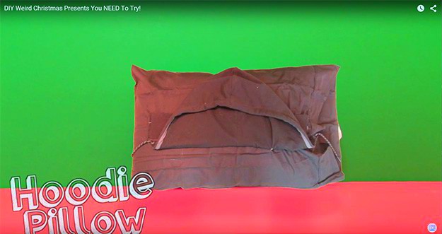 Hoodie Pillowcase | Weird DIY Christmas Gifts You Need To Try