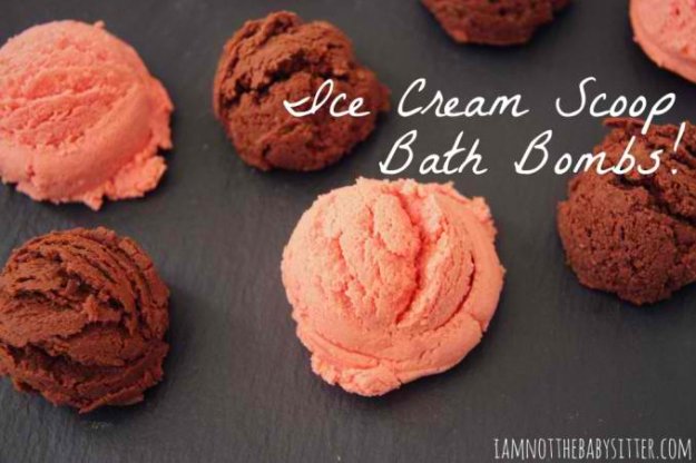 Ice Cream Scoop Bath Bombs | Bath Bomb Recipes That Are Easy To DIY | Makeup Tutorials