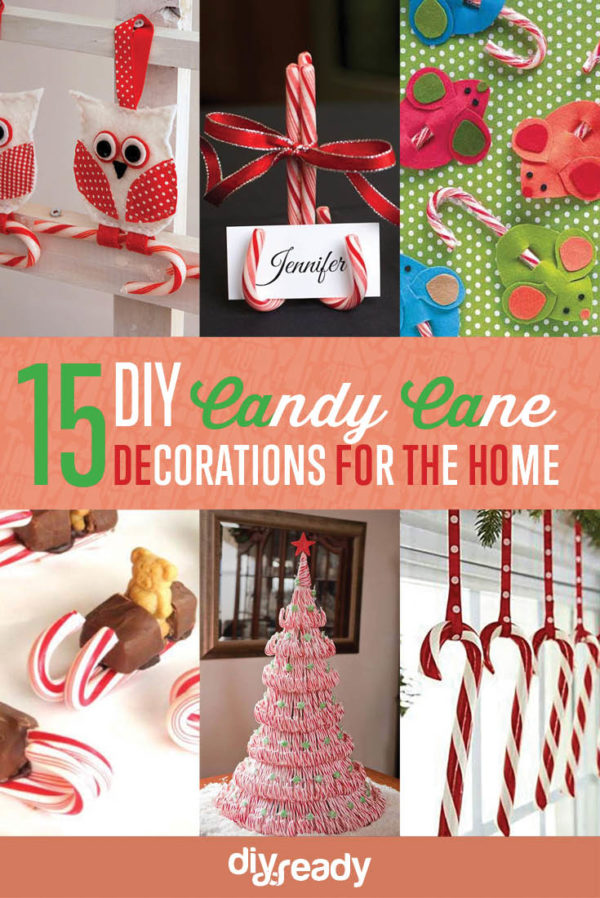 15 DIY Candy Cane Decorations You Will Absolutely Adore