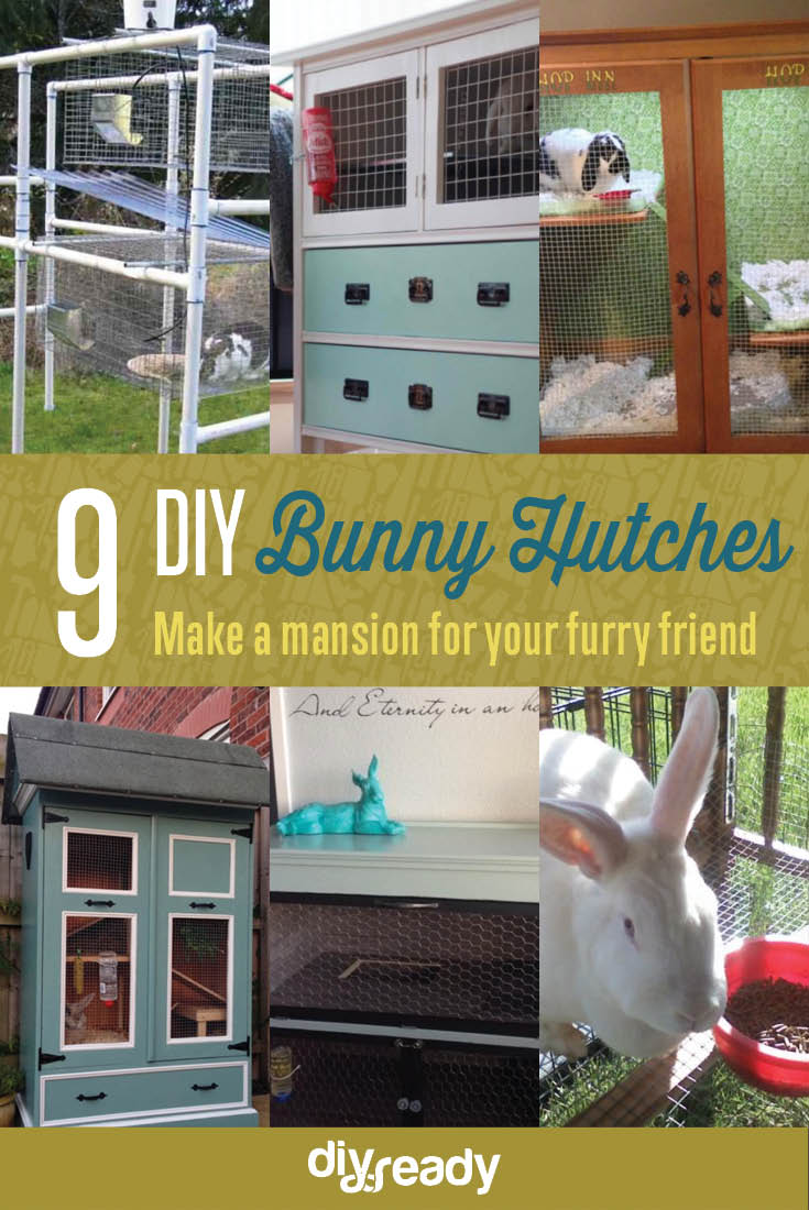 9 DIY Rabbit Hutch Ideas Using Upcycled Furniture , see more at: https://diyprojects.com/diy-rabbit-hutch-ideas/