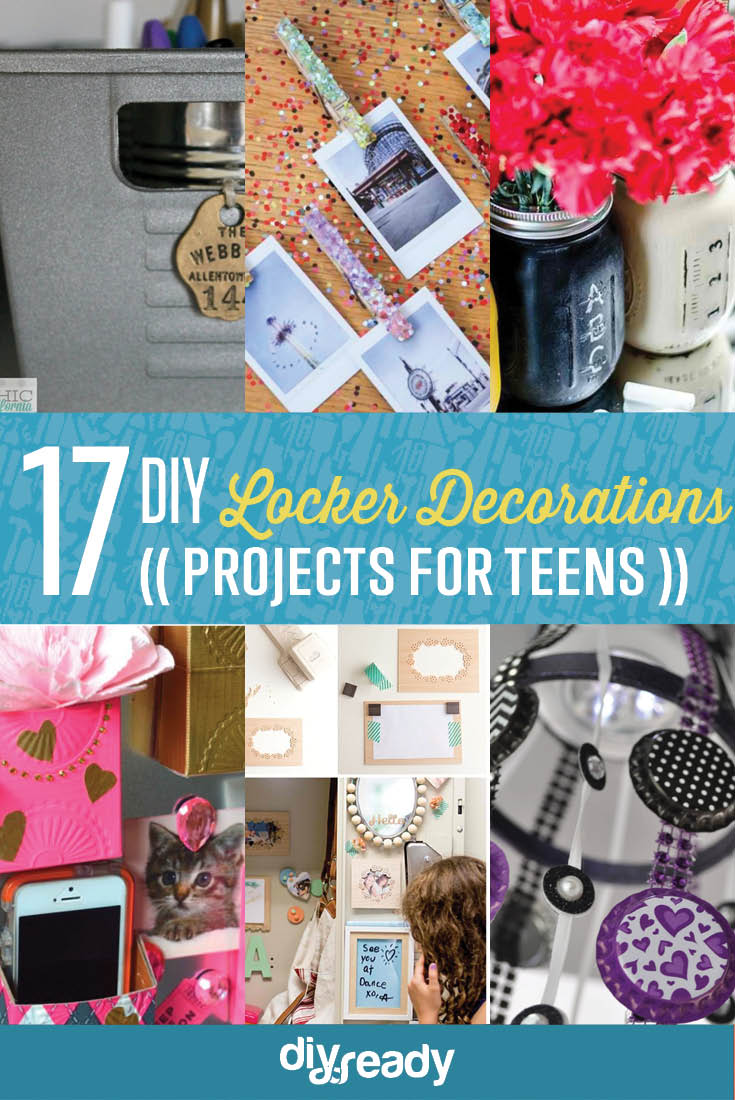 17 DIY Locker Decorations, see more at: https://diyprojects.com/17-diy-locker-decorations/