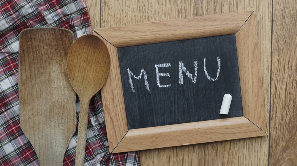 menu-written-next-kitchen-tools | 17 DIY Chalkboard Ideas | Featured