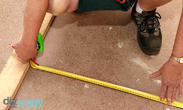 Measure the Floor | Clean Your Floor | How to Lay Tile in Bathroom | DIY Home Improvement Projects | How to Lay Bathroom Tile