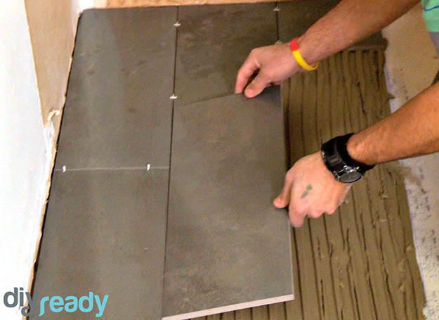 Place the Tiles | Clean Your Floor | How to Lay Tile in Bathroom | How to Lay Bathroom Tile