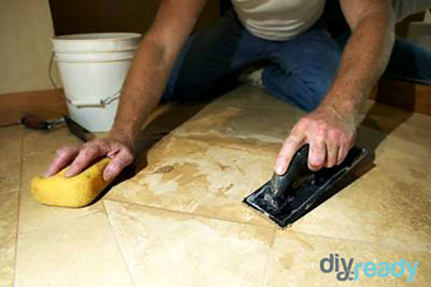 Grouting | How to Lay Tile in Bathroom | How to Lay Bathroom Tile