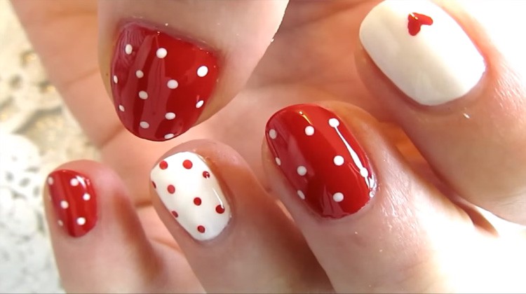 Valentine's Day Themed Nails DIY Projects Craft Ideas & How To’s for