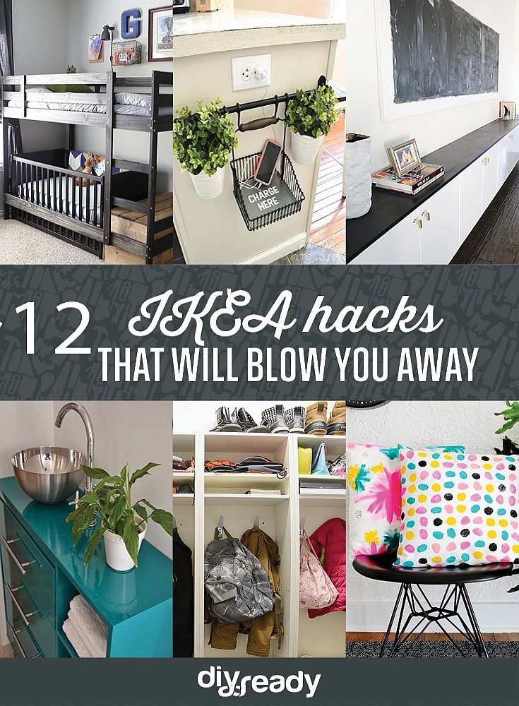 Turn IKEA products into something else with these IKEA hacks by DIY Projects at https://diyprojects.com/12-ikea-hacks-that-will-blow-you-away