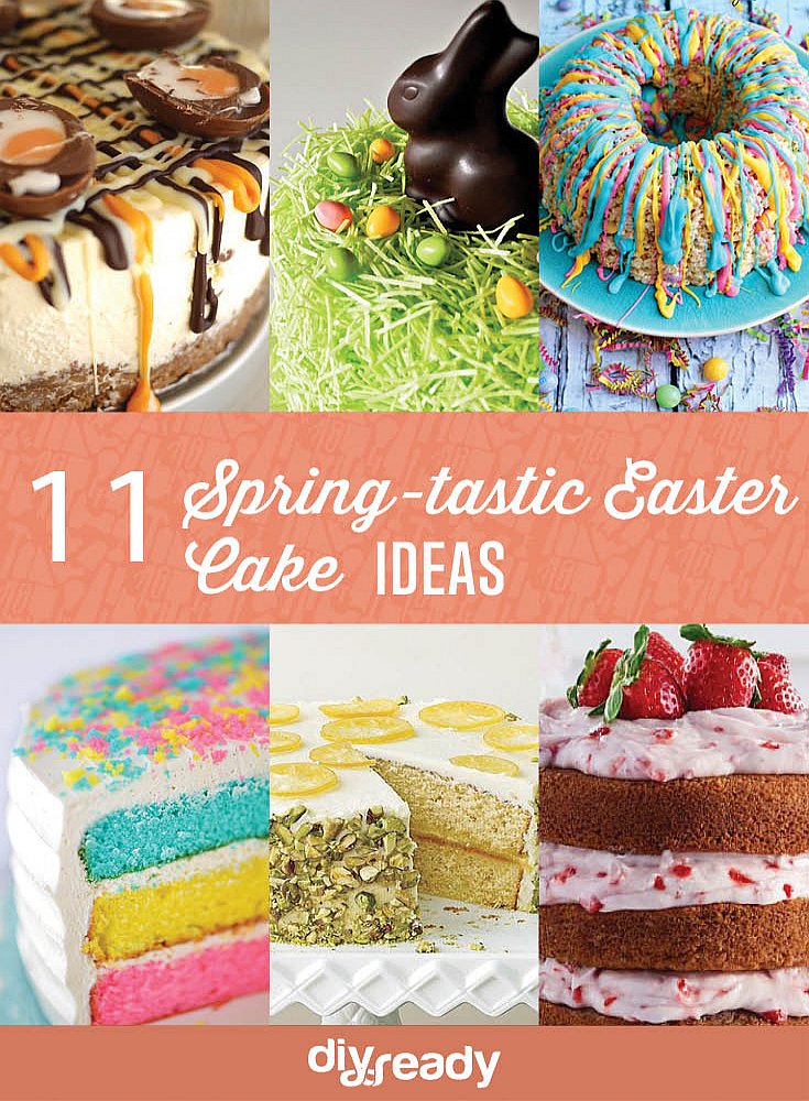 Spring-tastic Easter Cake Ideas And Recipes | https://diyprojects.com/11-spring-tastic-easter-cake-ideas/
