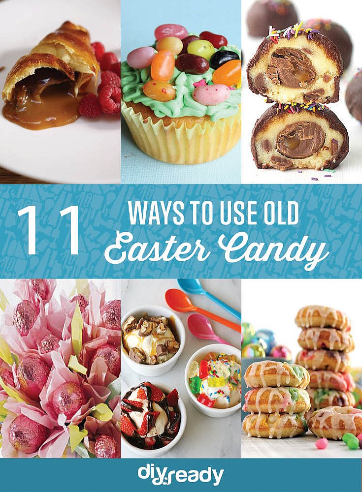 Repurpose your old Easter candies with these 11 Ways to Use Old Easter Candy By DIY Projects at https://diyprojects.com/11-ways-to-use-old-easter-candy/