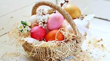 Feature | Easter painted eggs in a basket | DIY Easter Basket Ideas That Will Have You Hoppin’