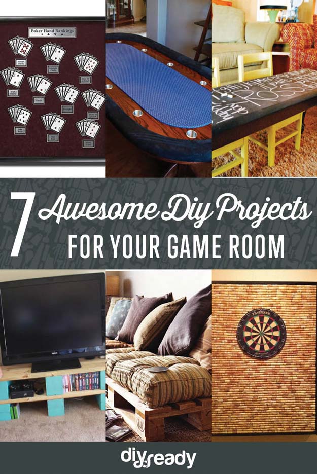7 Awesome DIY Projects For Your Game Room