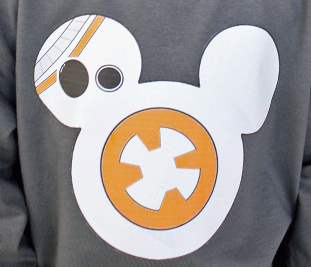 DIY Disney BB-8 Shirt | 6 DIY Disney Crafts You Can Wear
