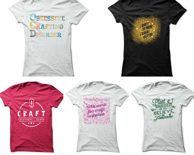 Perfect Custom Shirts for Crafters 
