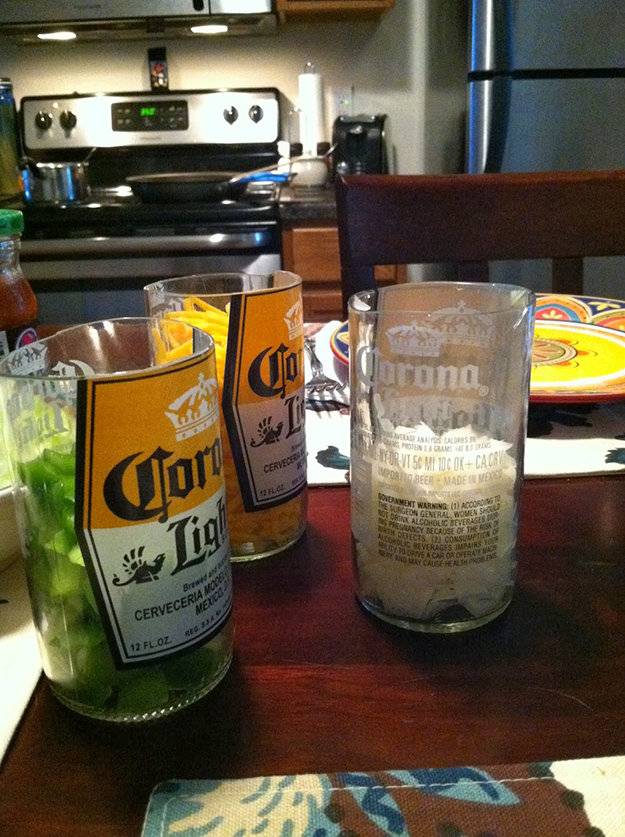 DIY Corona Drinking Glasses | Man Cave Ideas | 19 DIY Decor And Furniture Projects