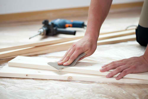 Get To Sanding | Reclaimed Wood Home Improvement Projects | [Infographic]