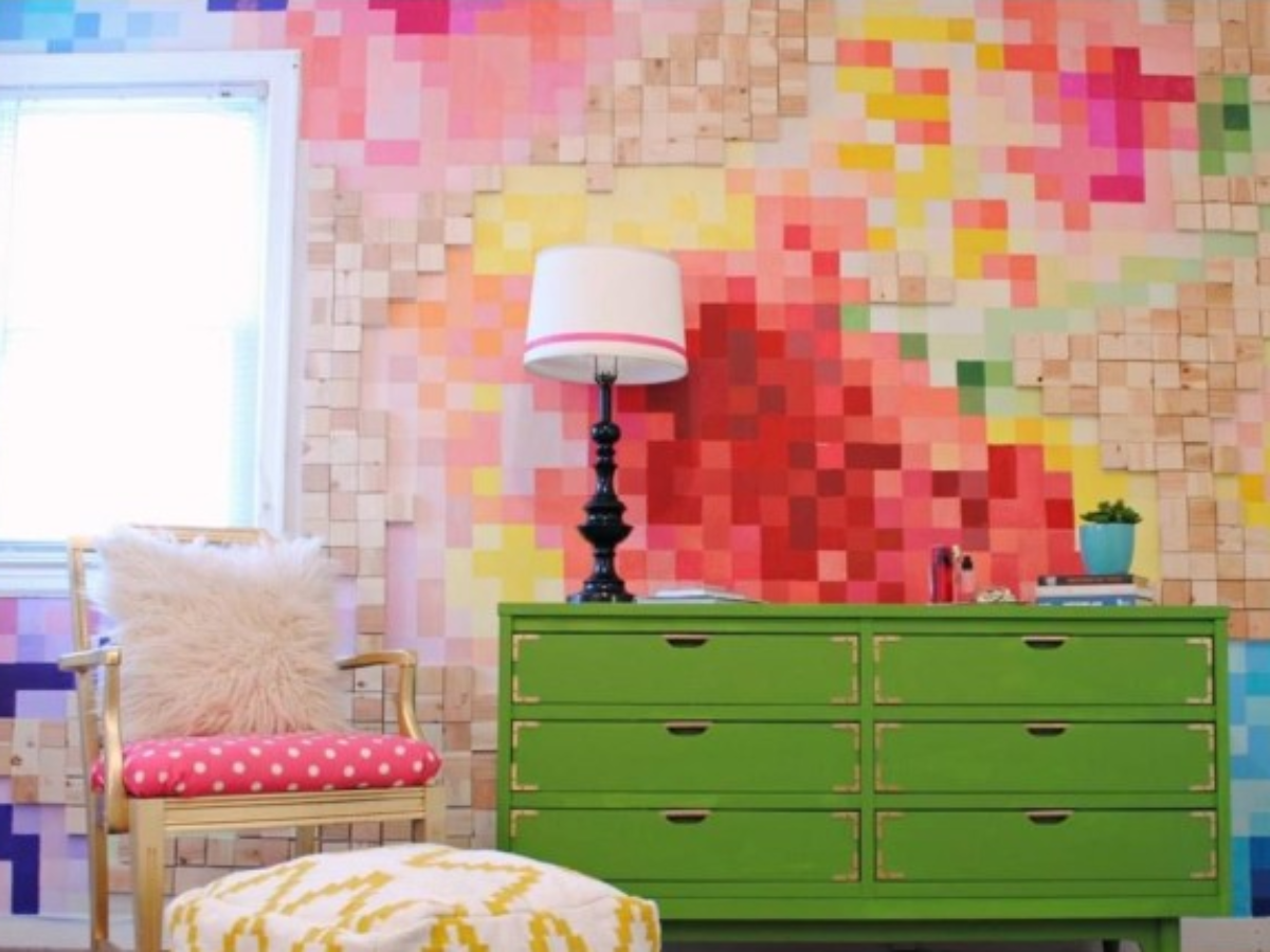 Pixelated Wall Art Diy Projects Craft