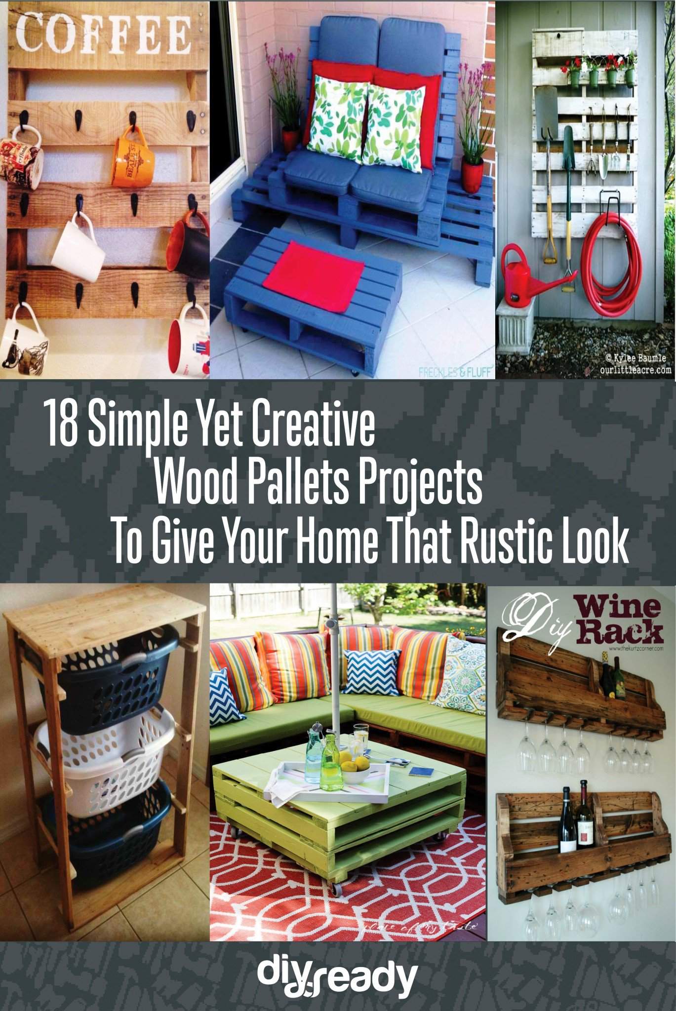 18 Simple Yet Creative Wood Pallets Projects To Give Your Home That Rustic Look