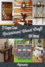 Super Cool Reclaimed Wood Craft DIY Ideas