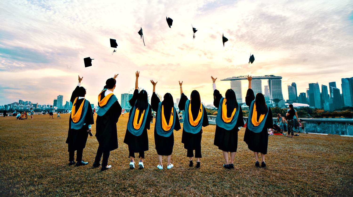 Feature | people throwing hats on air | Graduation Party Ideas To Celebrate The Big Day