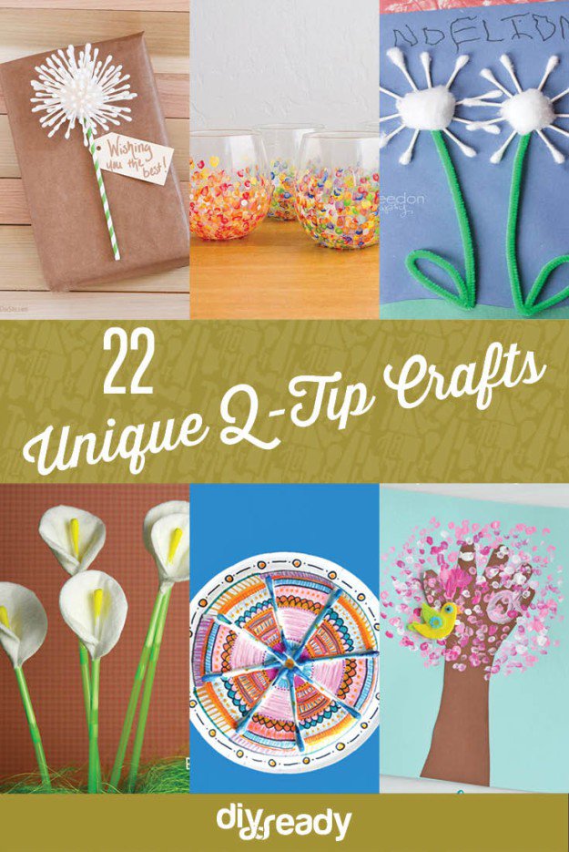 22 Unique Q-Tip Crafts | DIY Arts and Crafts for Kids