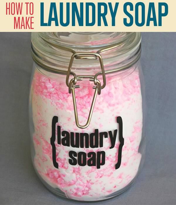 Homemade Laundry Detergent | 20 Cool DIY Projects for Survival