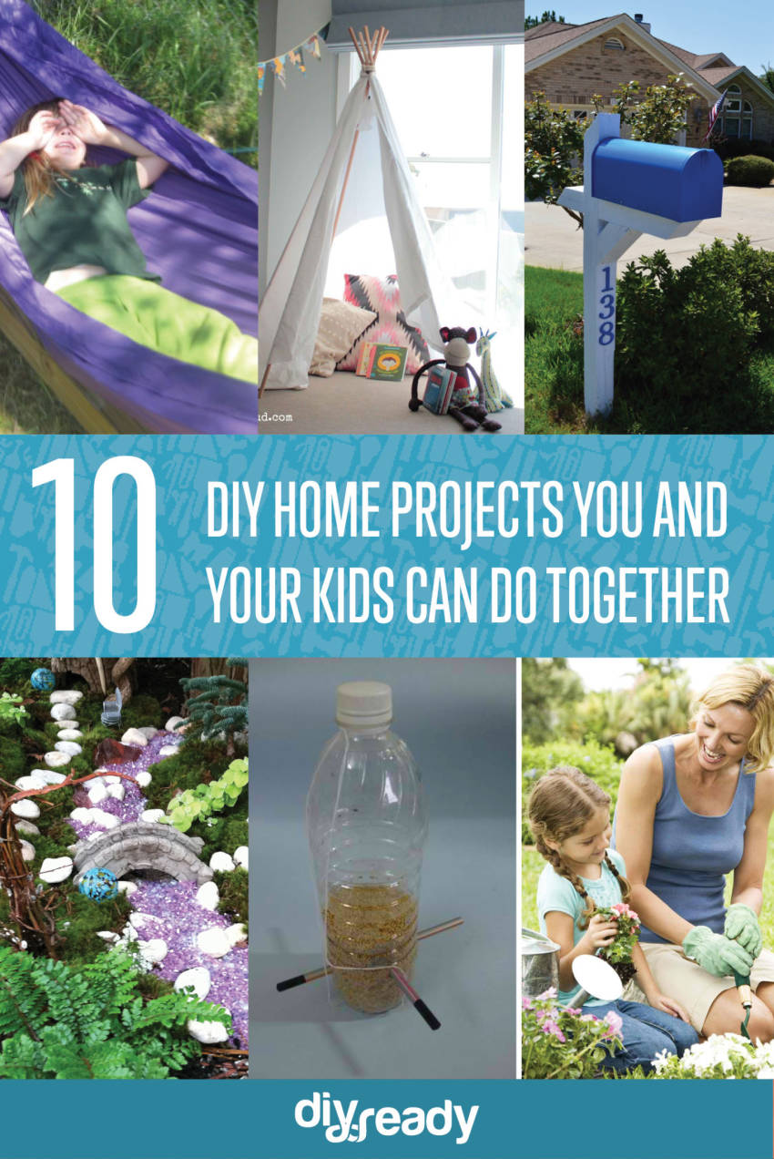 10 Easy DIY Home Projects For Kids You Can Do Together | DIY Projects’s Ingeniously Easy DIY Projects To Entertain Kids
