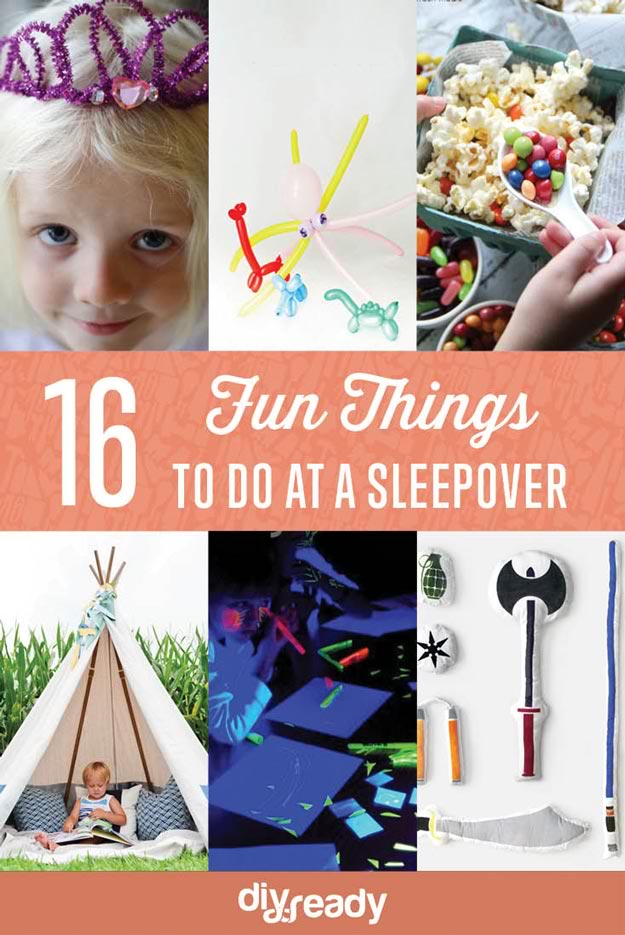 16 Fun DIY Crafts for Kids Sleepover Activities | DIY Projects’s Ingeniously Easy DIY Projects To Entertain Kids