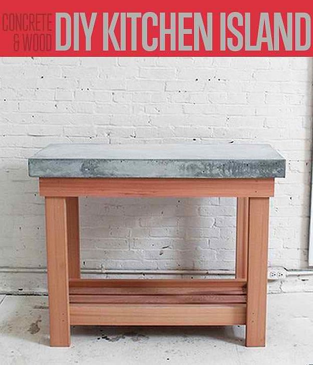 Build This DIY Rustic Kitchen Island Cheap Kitchen Renovations | 15 DIY Kitchen Ideas For Organized Culinary Creations