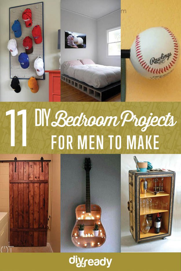 DIY Bedroom Projects for Men | DIY Bedroom Ideas On A Budget For First Time Home Owner
