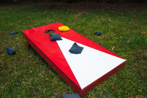  DIY Cornhole Boards | DIY Outdoor Family Games | diy backyard games for adults