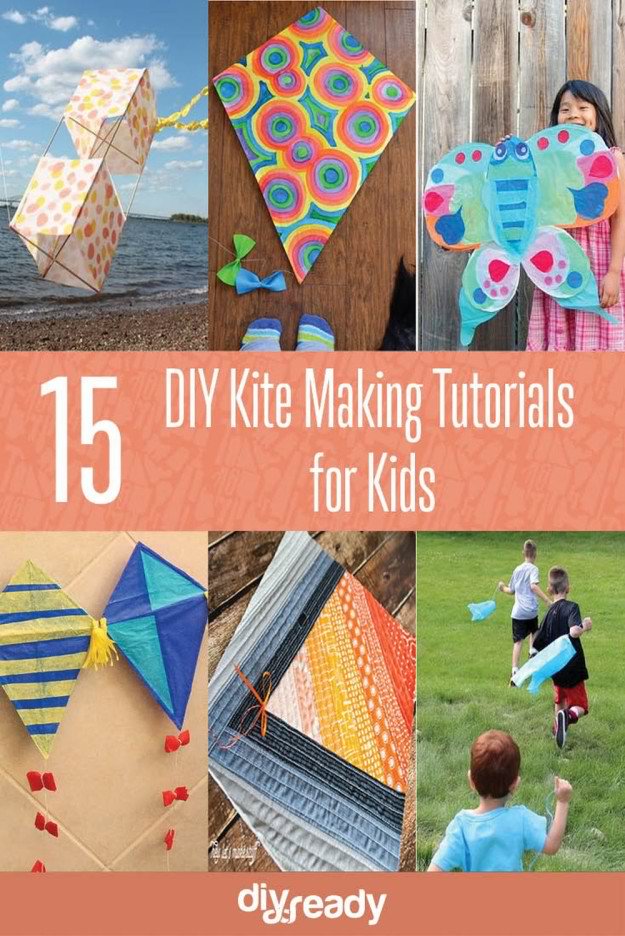 DIY Kite Making Instructions for Kids | DIY Projects’s Ingeniously Easy DIY Projects To Entertain Kids