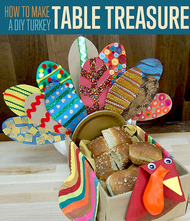 Thanksgiving Kids Craft Turkey Table Treasure | DIY Projects’s Ingeniously Easy DIY Projects To Entertain Kids