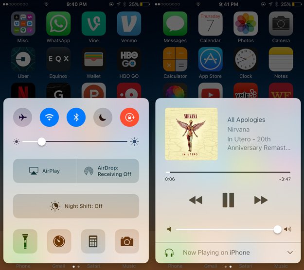 New Control Center | 6 Features You Need To Know About On iOS 10