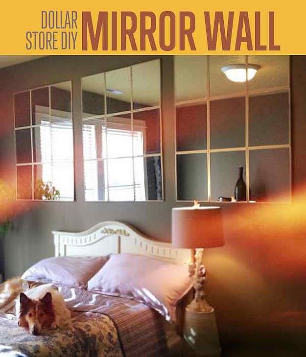 DIY Mirror Wall | 25 Wall Decor Ideas To Reinvent The Look Of Your Home